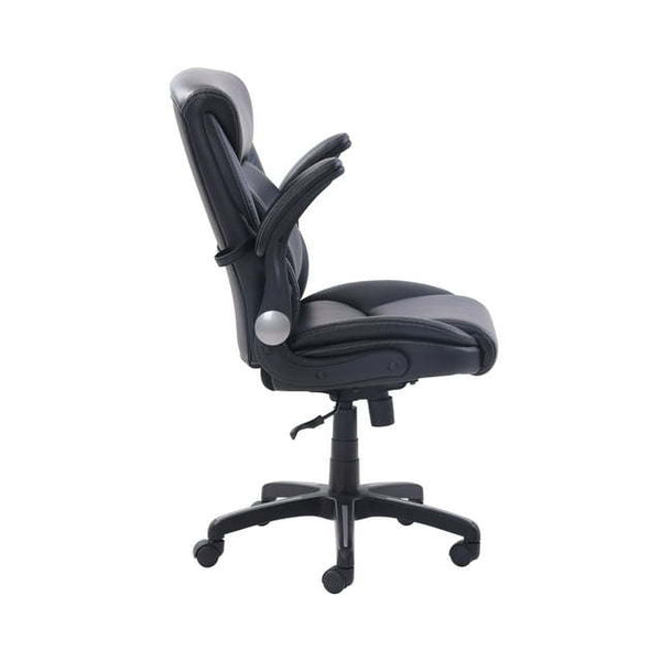 Air Lumbar Bonded Leather Manager Office Chair