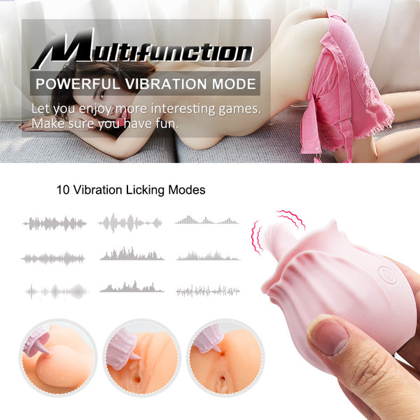 2022 New Frequency Vibration SuckinGModes-Waterproof Hand Wand Massager with Multi Function,Medical Silicone,Rechargeable USB