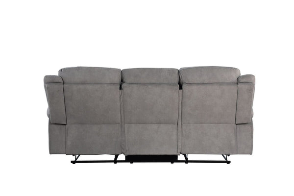 Zubaida Sofa (Glider & Motion), 2-Tone Gray Velvet YJ