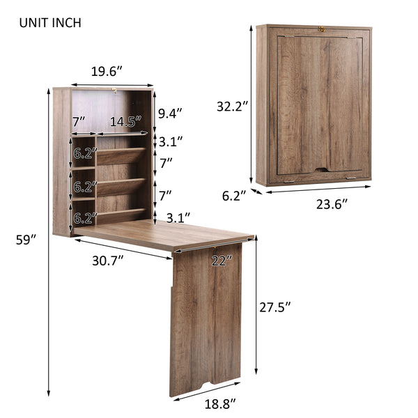 L-Shaped Desk with Bookcase, 59 Inches Corner Computer Desk Gaming Table Workstation with Storage Bookshelf for Home Office YF