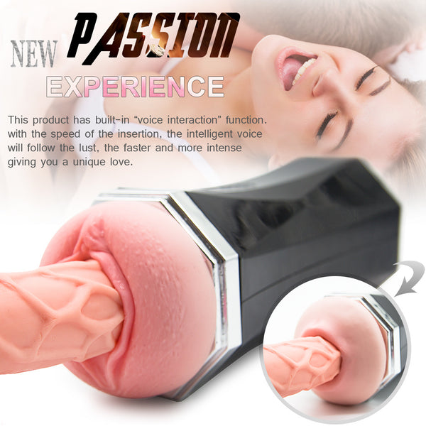 3 in 1 Male Masturbators Adult Sex Toys with Realistic Textured Mouth Vagina and Tight Anus, Men's Pocket Pussy Blowjob Stroker Anal Play Sex Toys for Men Masturbation