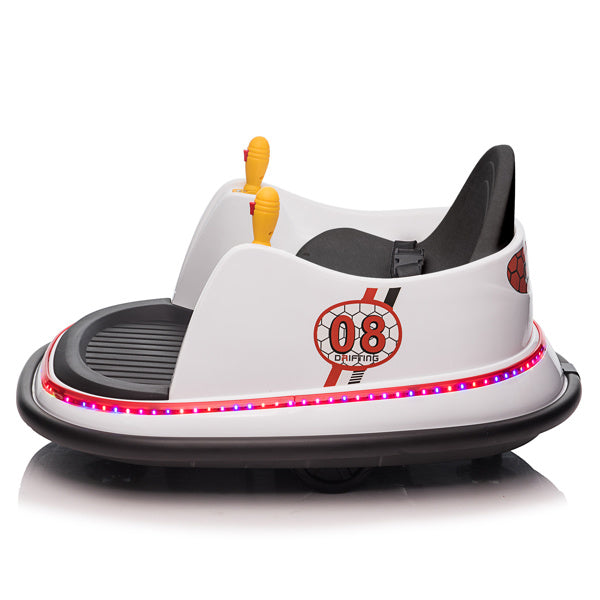 LEADZM 6V 7A.h Bumper Car White