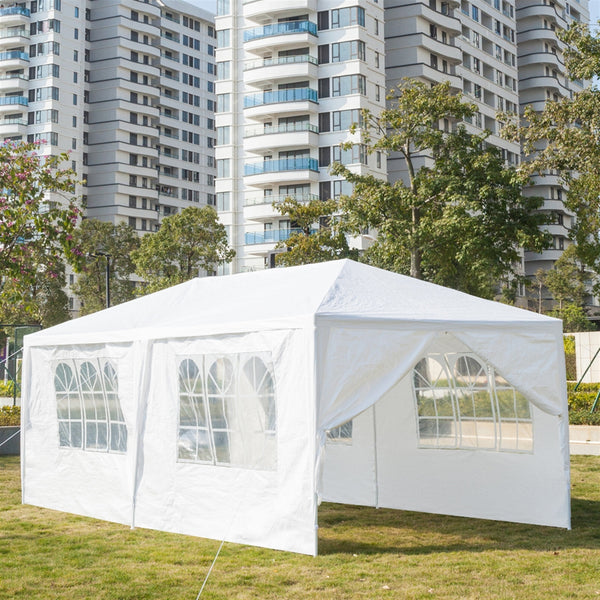 10" x 20" Outdoor Party Wedding Tent Canopy Camping Gazebo Storage BBQ Shelter Pavilion, 6 Removable Sidewalls (3X6M) YJ