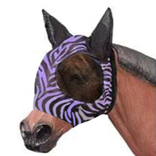 Horse Mask With Ultra Light UV For Horse; Pattern Horse Mask With Ears Cover; Soft Mesh Horse Masks