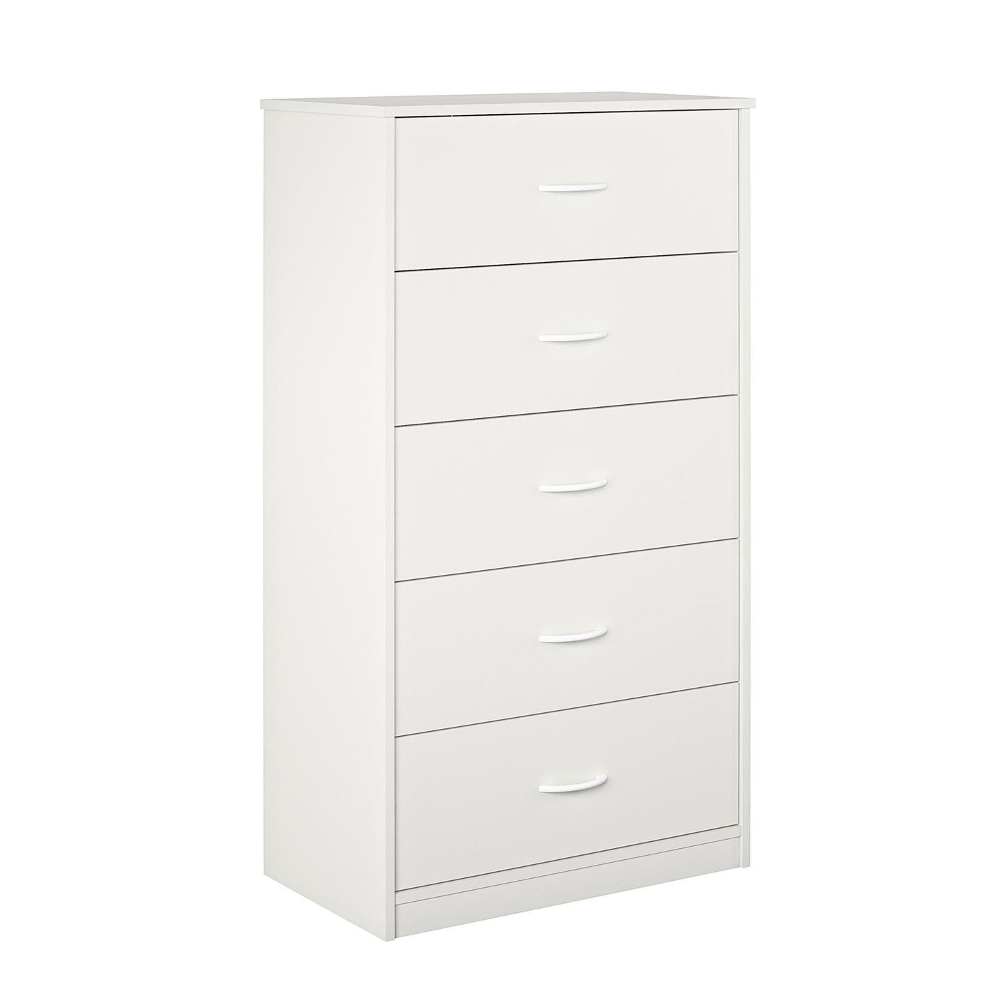 Classic 5 Drawer Dresser;  Dark Oak;  Walnut;  Espresso;  Dove Grey;  Antique Oak;  White