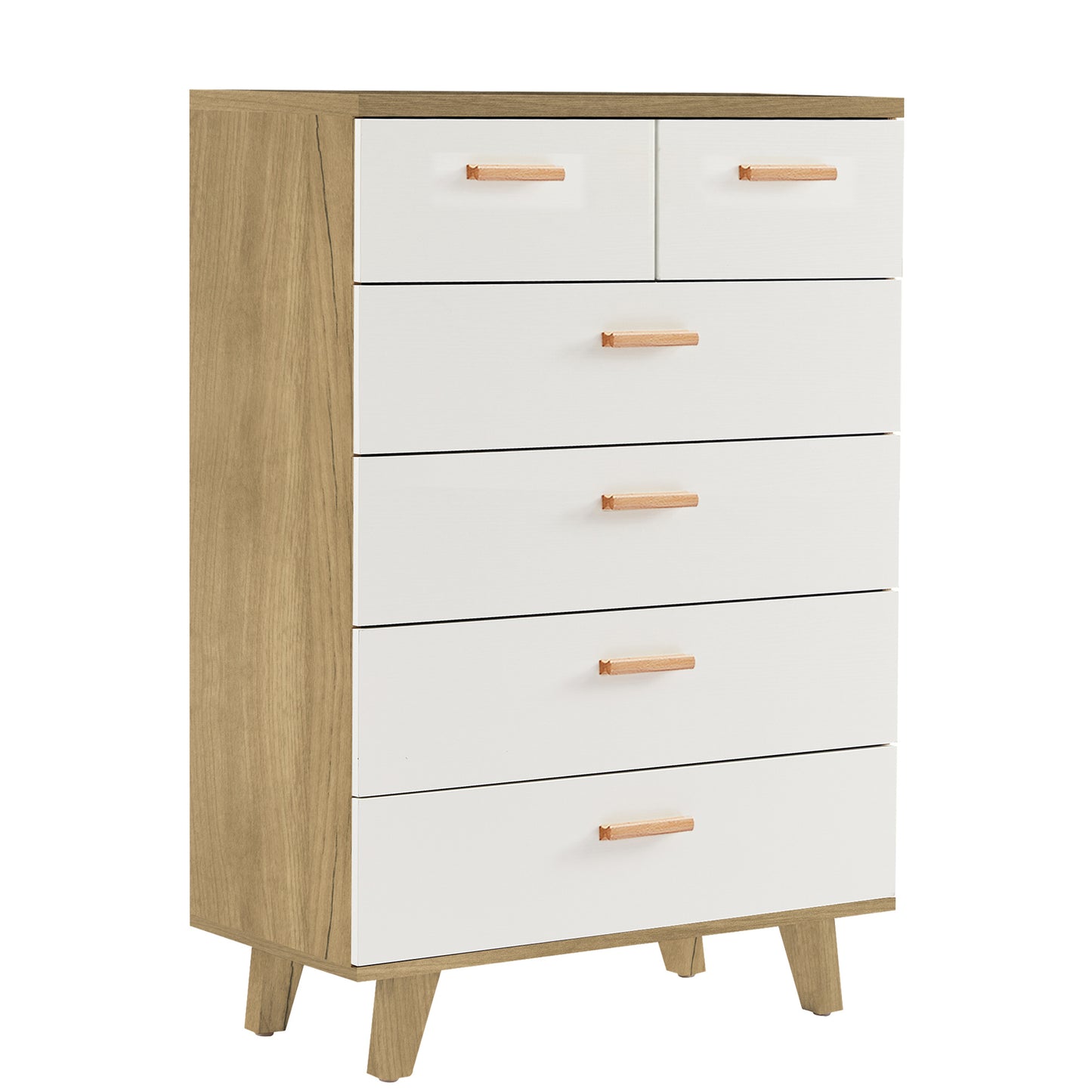 Drawer Dresser cabinet barcabinet, Buffet Sideboard Storage Cabinet, Buffet Server Console Tablestorge cabinetsolid Solid wood handle table leg for Dining RoomLiving RoomKitchenHallway Brown +white