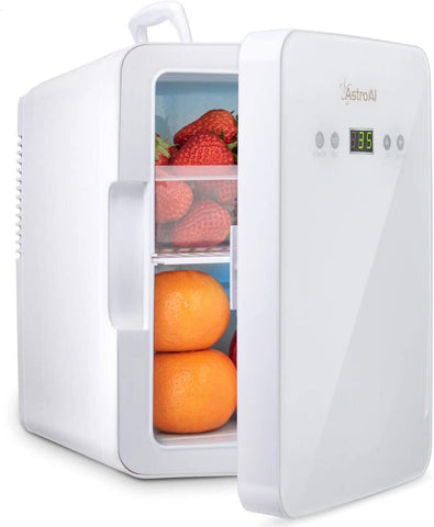 AstroAI Mini Fridge 6L White