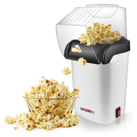 5 Core Hot Air Popcorn Popper Machine 1200W Electric Popcorn Kernel Corn Maker Bpa Free, 95% Popping Rate, 2 Minutes Fast, No Oil-Healthy Snack for Kids Adults, Home, Party, Gift POP