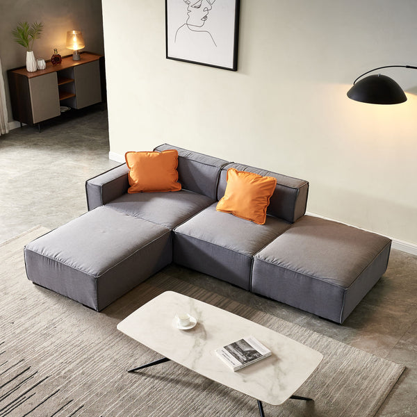 Modular Sectional Fabric Sofa