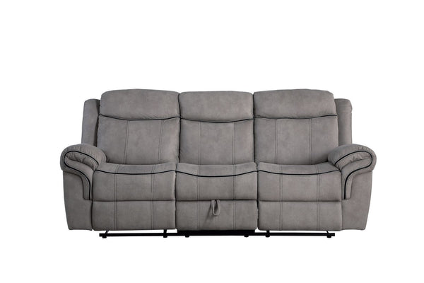 Zubaida Sofa (Glider & Motion), 2-Tone Gray Velvet YJ