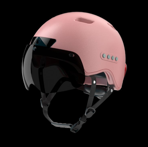 PS02D-1080P  Bicycle/Motorcycle Smart Bluetooth Helmet (W/H BT Speaker, Camera, Brake Light, Intercom Headset).