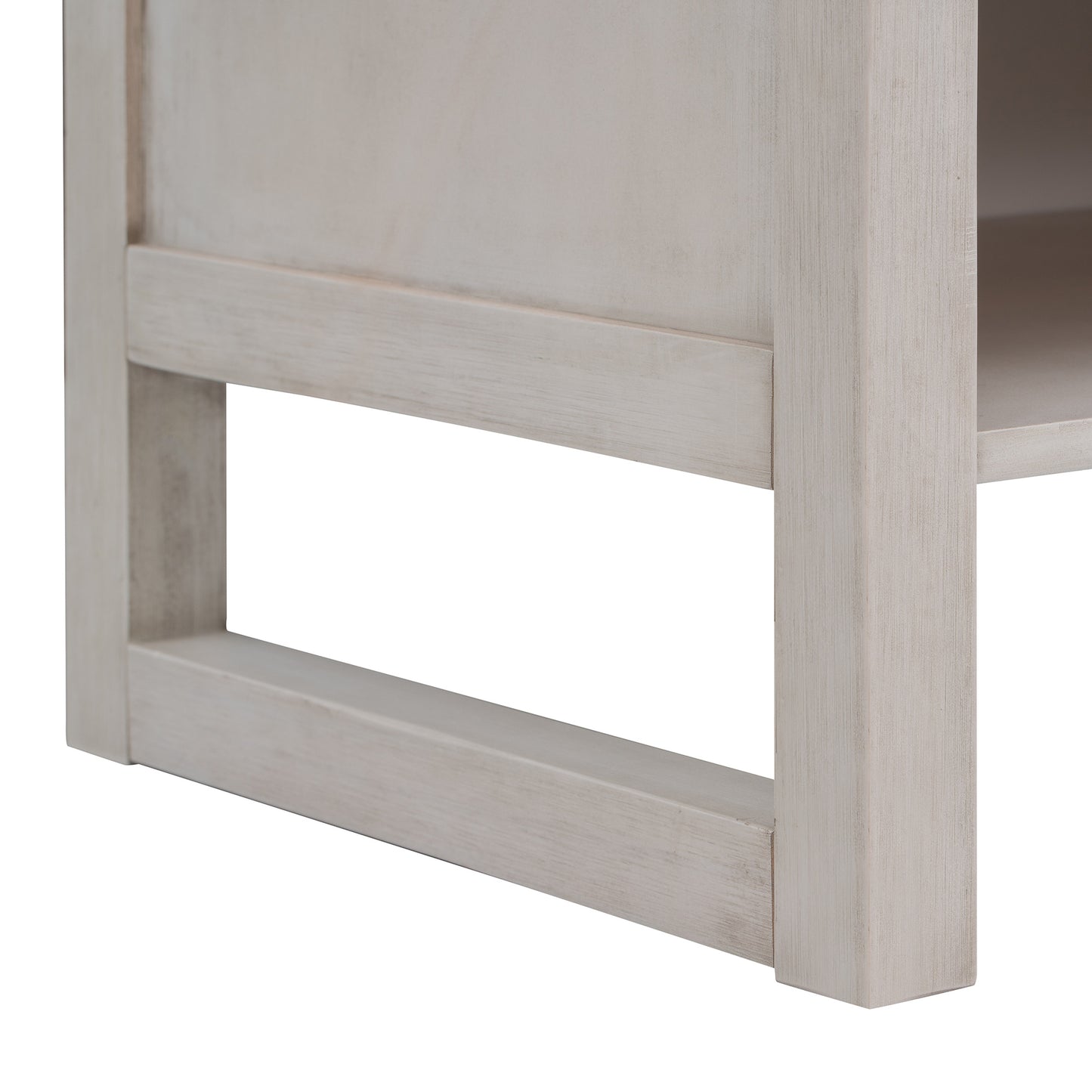 3-Pieces Bedroom Sets Queen Size Platform Bed with Two Nightstands