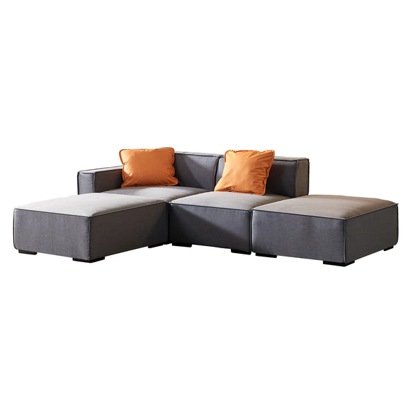 Modular Sectional Fabric Sofa