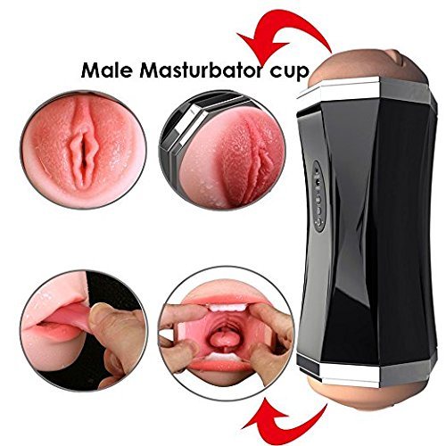 3 in 1 Male Masturbators Adult Sex Toys with Realistic Textured Mouth Vagina and Tight Anus, Men's Pocket Pussy Blowjob Stroker Anal Play Sex Toys for Men Masturbation