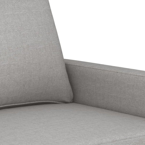 3-Seater Sofa Light Gray 82.7" Fabric