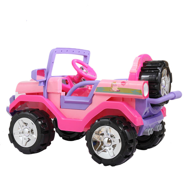 12V Electric Ride On Cars Kids Battery-Powered SUV with Remote Control W/ MP3 Player;  LED Headlights