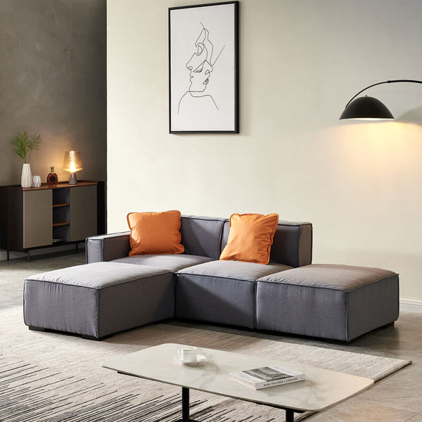 Modular Sectional Fabric Sofa