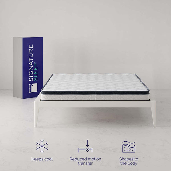 Essential 6" EuroTop Gel Memory Foam and Innerspring Hybrid Mattress, Queen