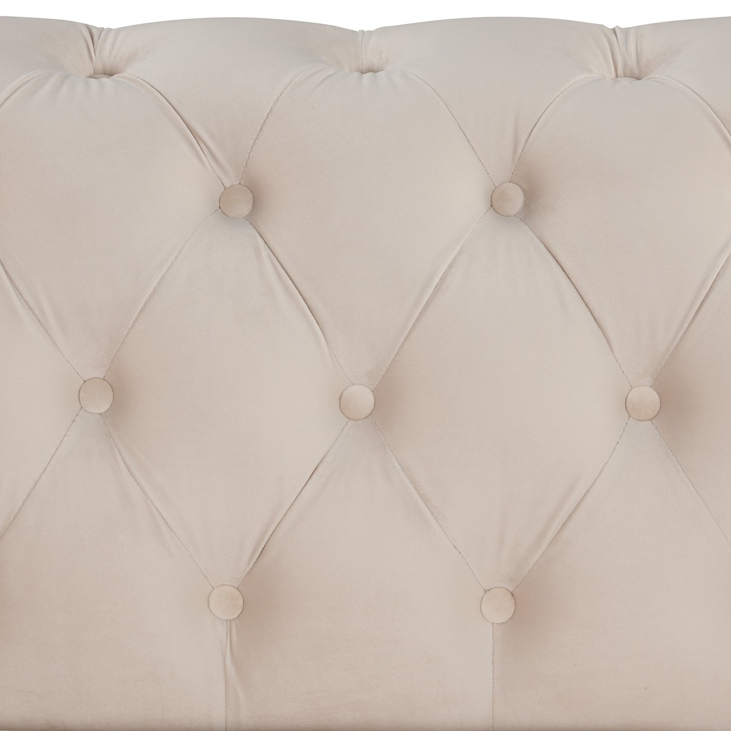64\" Velvet Upholstered Loveseat Sofa; Modern Loveseat Sofa with Thick Removable Seat Cushion; 2-Person Loveseat Sofa Couch for Living Room; Bedroom; or Small Space