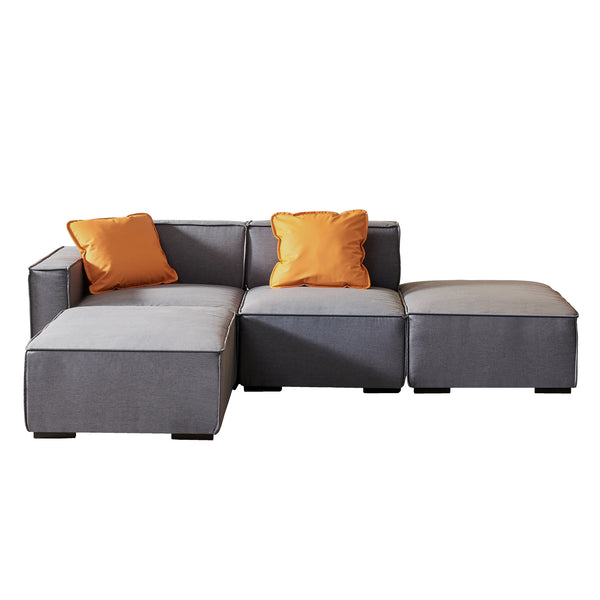 Modular Sectional Fabric Sofa