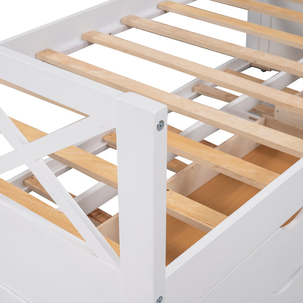 Multi-Functional Daybed with Drawers and Trundle