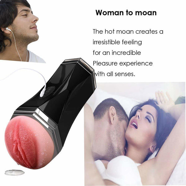 3 in 1 Male Masturbators Adult Sex Toys with Realistic Textured Mouth Vagina and Tight Anus, Men's Pocket Pussy Blowjob Stroker Anal Play Sex Toys for Men Masturbation