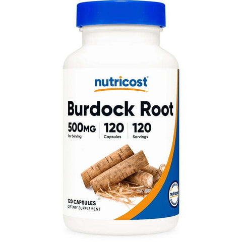 Nutricost Burdock Root 500mg, 120 Capsules - Gluten Free, Non-GMO, Vegetarian Friendly Supplement