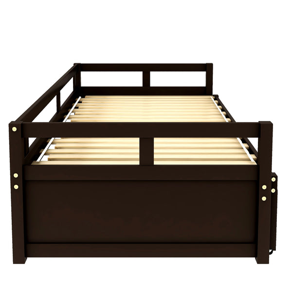 Extending Daybed with Trundle, Wooden Daybed with Trundle