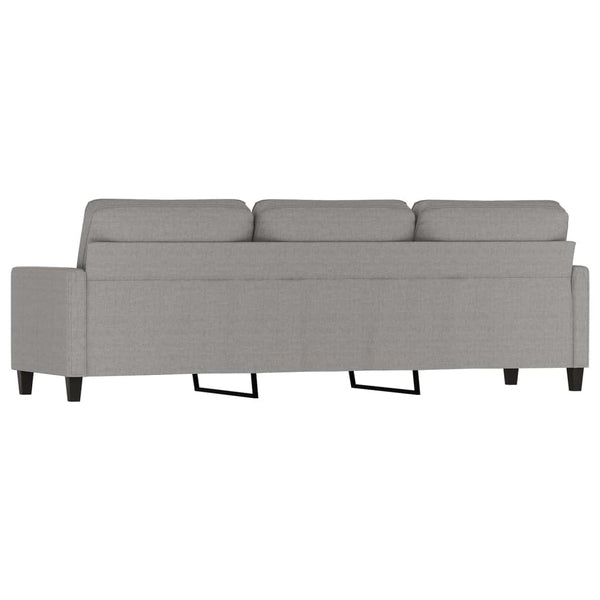 3-Seater Sofa Light Gray 82.7" Fabric